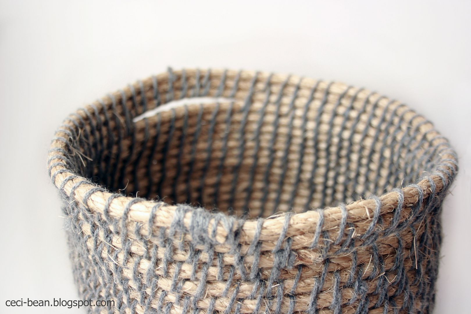 CeciBean DIY Woven Rope Basket